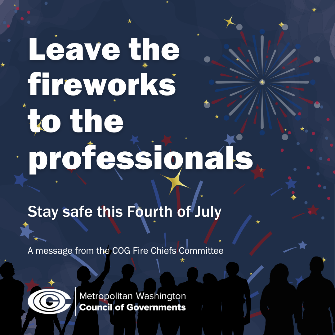 Safety Message: Leave the fireworks to the professionals