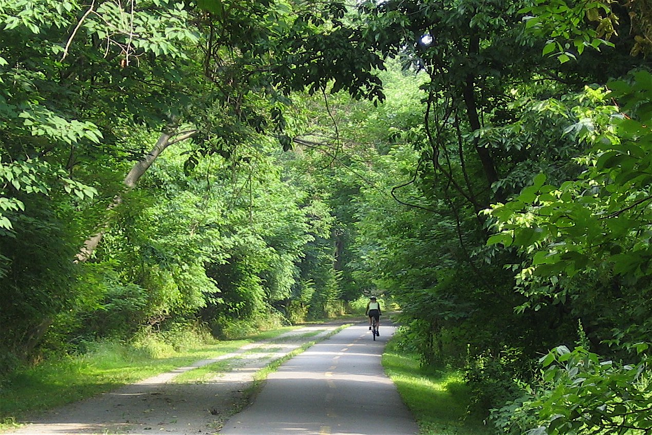 W & OD Trail near Leesburg, Virginia
