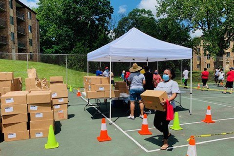 White Oak Food Distribution Event