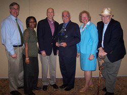 From left to right: Stuart Freudberg, DEP Director, COG; Camille Exum, Chair, Prince George’s County Council; David Robertson, COG Executive Director; Gerry Connolly, Chairman, Fairfax County Board of Supervisors; Penny Gross, Supervisor, Fairfax County; Lee Ruck, General Council, COG